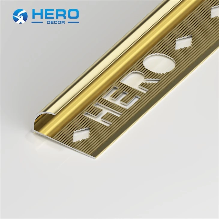 HM-R-112 Tile Corner Profile Metal Gold