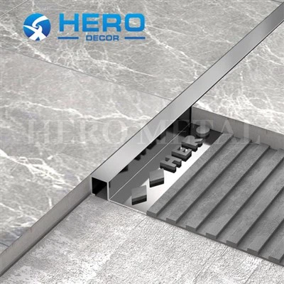 تریم کاشی مربع شکل آلومینیومی
